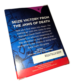 Pax West 2025 Magic the Gathering Spiderman Venom Welcome Deck Black Deck - Image 2