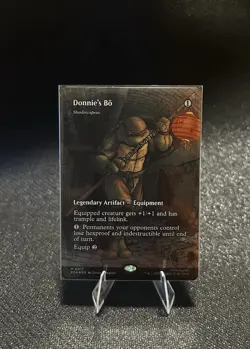 Donnie's Bo - Shadowspear (Borderless) MTG Teenage Mutant Ninja Turtles NM - Image 1
