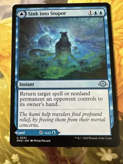 MTG - Sink into Stupor - Modern Horizons 3 - Near Mint Uncommon MH3 #241 Regular - Image 1