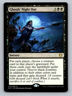 Ghouls' Night Out R Commander: Innistrad: Midnight Hunt 19 NM - Image 1