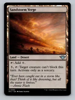 Sandstorm Verge U Outlaws of Thunder Junction 263 NM - Image 1