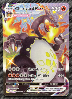 Charizard VMAX Shining Fates Full Art SV107/SV122 Pokemon Card FA 2021 - Image 1