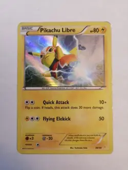 Pikachu Libre - 30/30 - XY Trainer Kit Holo Mp-hp - Image 1