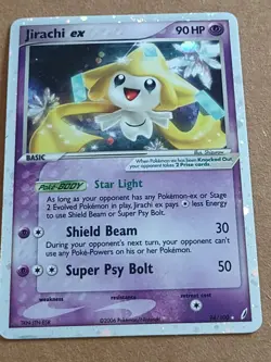 Pokemon Jirachi ex Ultra Rare Holo 94/100 Crystal Guardians 2006 90 HP Card - Image 3