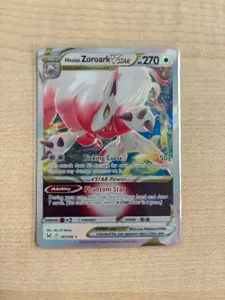 Pokemon TCG Hisuian Zoroark Vstar Lost Origin 147/196 Ultra Rare NM. - Image 1