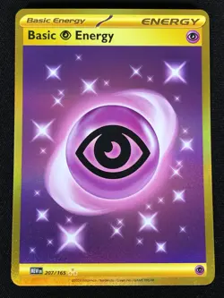 Pokemon Energy Psychic 207/165 Secret Rare Holo (NM) - Image 1