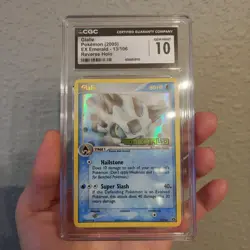 Glalie 2005 EX Emerald 13/106 Reverse Holo Stamped Pokemon Card CGC 10 GEM MINT - Image 2