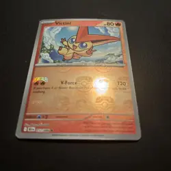 2025 Pokemon Black Bolt Victini Reverse Holo Master Ball Rare #012/086 - Image 2