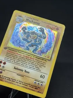 Pokemon TCG Machamp Base Set 8/102 Holo Unlimited Holo Rare - Image 2