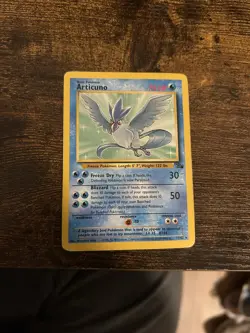 Pokemon TCG Articuno 17/62 Non Holo/Regular Fossil Set WOTC Vintage LP - Image 5