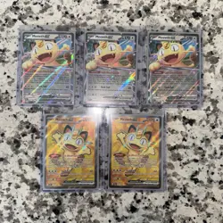 Pokemon TCG Perfect Order Meowth 107/088 062/088 LOT OF 5 NEAR MINT! - Image 1