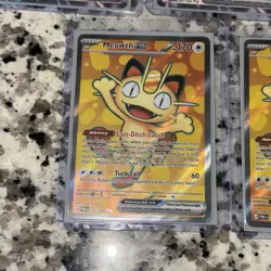 Pokemon TCG Perfect Order Meowth 107/088 062/088 LOT OF 5 NEAR MINT! - Image 2