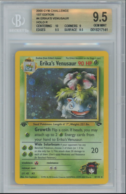 Pokemon Erika's Venusaur 1st Edition Gym Challenge Holo 4/132 BGS 9.5 GEM MINT🍀 - Image 1
