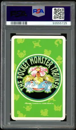 Pokemon CHARMANDER Green Back JAPANESE Ace of Clubs POKER Card - PSA 10 GEM MINT - Image 2
