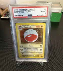 Pokemon 1999 Jungle Electrode Holo #2 PSA 9 - Image 1