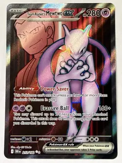 Pokemon TCG Team Rockets Mewtwo EX 213/182 Ultra Rare Destined Rivals - Image 1