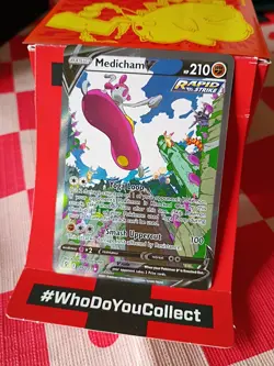 Pokemon TCG - Evolving Skies - Medicham V - 186/203 - Alt Art Ultra Rare - Image 1