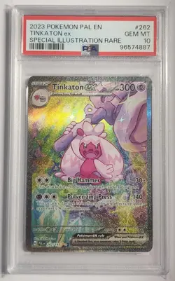 2023 POKEMON Tinkaton EX 262/193 Paldea Evolved Illustraton Rare PSA GEM MINT 10 - Image 1
