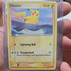 Pokemon Pikachu 50HP Promo Holo 12/17 2007 Pokemon TCG English - Image 1