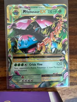 M Venusaur EX 2/108 Holo EX Rare Evolutions Pokemon Holo Near Mint - Image 1