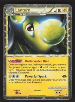 Lanturn Prime 86/95 Pokemon TCG Unleashed MP - Image 1