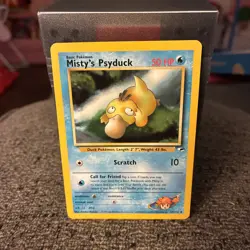 Pokemon Misty's Psyduck Uncommon Gym Heroes 054/132 NM - Image 1