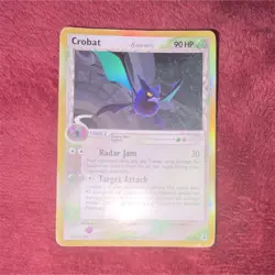 Pokemon Crobat Delta Species Holo Rare 2/113 90 HP Nintendo 2005 English - Image 1