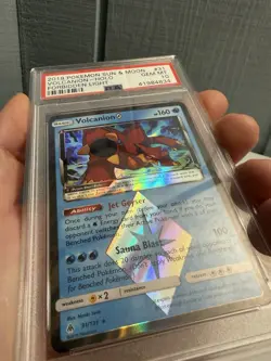 2018 Pokemon SM Forbidden Light Volcanion Prism Star #31/131 PSA 10 - Image 5
