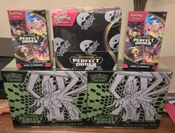 Pokemon Center Perfect Order Bundle: 1x Booster Box, 2x PC ETB's, 2x Bundles - Image 1