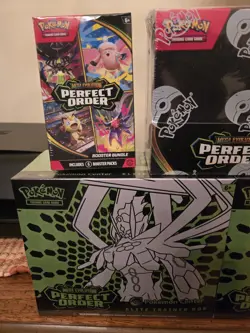 Pokemon Center Perfect Order Bundle: 1x Booster Box, 2x PC ETB's, 2x Bundles - Image 3
