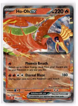 Ho-oh ex 007/034 Trading Card Game Classic Holo NM - Image 1