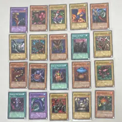 Original 1996 Konami Yu-Gi-Oh! CCG 20 Monster & Spell Cards English !! - Image 1