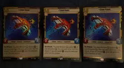 Ebon Hawk -Cause and Effect (2 Foil, 1 Reg) Secrets of Power-Star Wars Unlimited - Image 1