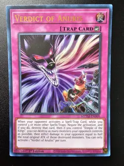 Verdict Of Anubis Ultra Rare MZTM-EN009 1st Edition - Image 1