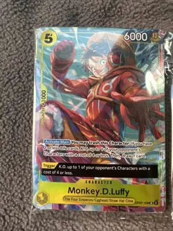One Piece TCG Luffy Zoro OP07-109/113 Illustration Vol. 3 Promo Cards *SEALED* - Image 2