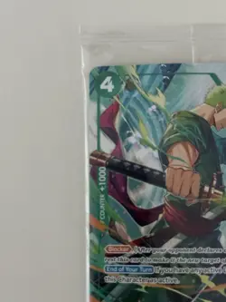 One Piece Roronoa Zoro P-114 C2E2 Promo, Sealed - Image 2