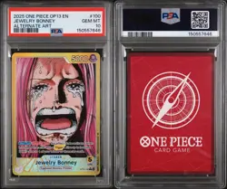 2025 ONE PIECE OP13 EN JEWELRY BONNEY ALTERNATE ART PSA 10 - Image 1