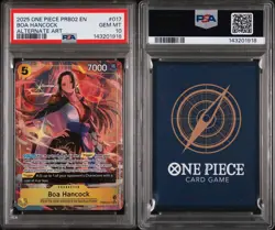 2025 ONE PIECE PRB02 EN BOA HANCOCK ALTERNATE ART PSA 10 - Image 1