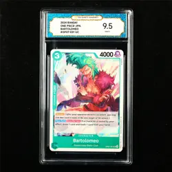 TQG 9.5 MINT+ 2024 One Piece JPN Bartolomeo OP07-031 UC - Image 1