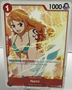 One Piece TCG Nami ST01-007 x4 plus bonus - Image 1
