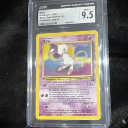 Pokemon Mew Black Star Promo #8 CGC 9.5 2000 Pokemon League Wizards of the Coast - Image 1