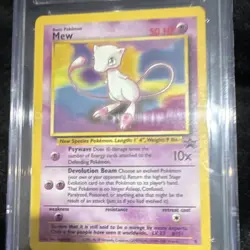 Pokemon Mew Black Star Promo #8 CGC 9.5 2000 Pokemon League Wizards of the Coast - Image 2