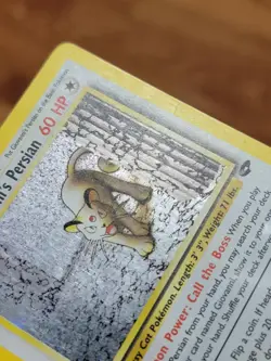 MP 2000 Pokemon Gym Challenge 1st Edition Giovanni's Persian Holo #8/132 - Image 4