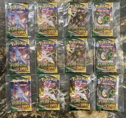 Pokemon Evolving Skies Booster Pack Factory Sealed X12 1/3 Booster Box Quantity - Image 1