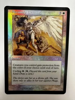 FOIL Akroma's Blessing *Onslaught* MTG Magic the Gathering - Image 1