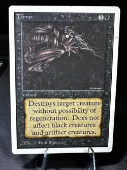 Terror *Unlimited Edition* MTG Magic the Gathering - Image 1