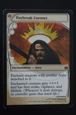 Magic The Gathering MTG DAYBREAK CORONET Future Sight MP Moderately Played - Image 1