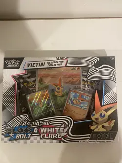 Pokemon TCG Scarlet & Violet Unova Victini Illustration Collection Free Shipping - Image 1