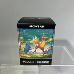 MTG Final Fantasy Chocobo Bundle Art Alcove Flip 100 Commander Deck Box #ML - Image 1