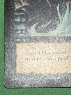 **DARK RITUAL** -BETA- MTG, Magic the Gathering Heavily Played (HP) - Image 3